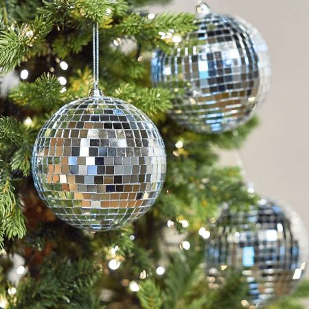 Christmas Bauble Mirror Disco Ball For Christmas Tree 1 Pc - 15 cm