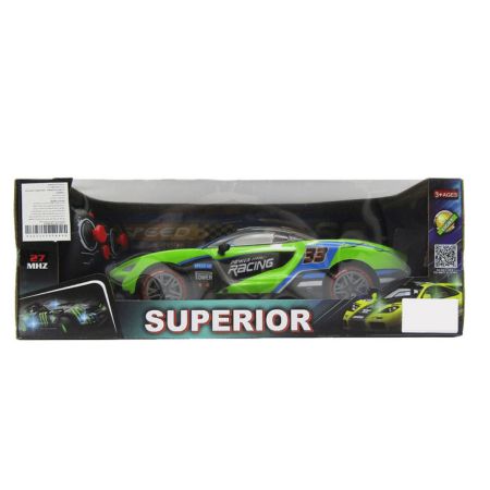 Superior Racing Car With Remote Control 3+ - Green - Makhsoom