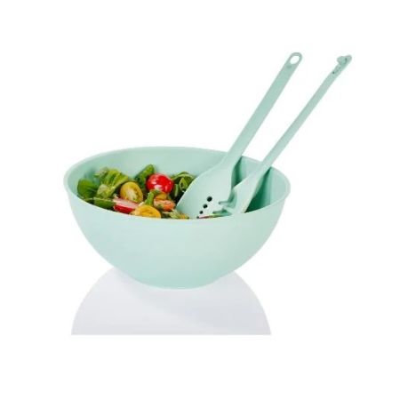 Livarno Salad Bowl With Fork And Spoon