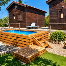 1 Night Stay For Up to 4 People in a Bungalow With Pool in Weekends & Weekdays