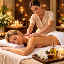 50 min Full Body Swedish Relaxing Oil Massage 