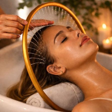 40 min Japanese Head Scalp Massage, Hair Treatment & Shoulder Massage