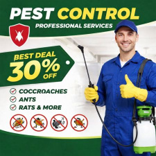 Pest Control Services for Houses & Businesses: 1m till 100 square meters including transportation, labour and residual