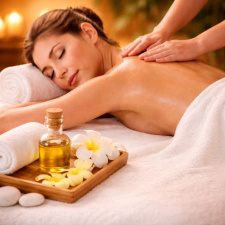 Swedish & Deep Tissue Massage with Facial Treatment Glow & Renew