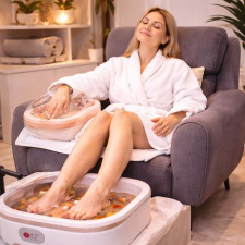 4 Luxury Services: Mani, Pedi, Reflexology & Paraffin