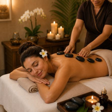 60 min Full Body Swedish Massage With Hot Stones