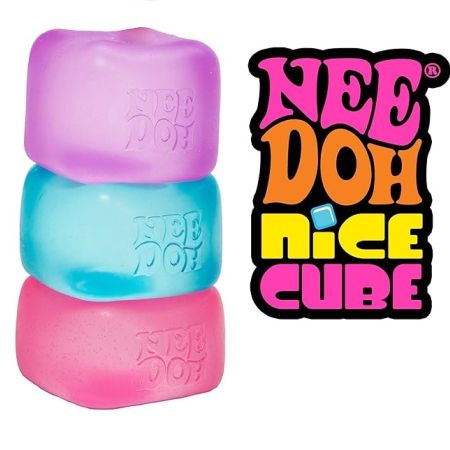 Schylling NeeDoh Nice Cube 5.5 x 5.5 CM 3+ Years - pink