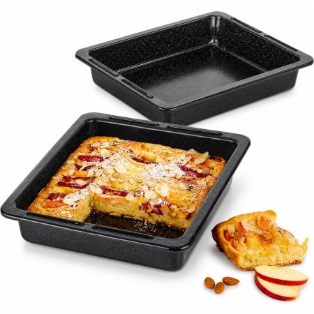 Ernesto Baking Tray Set of 2 Pcs 29 x 23 x 4 cm