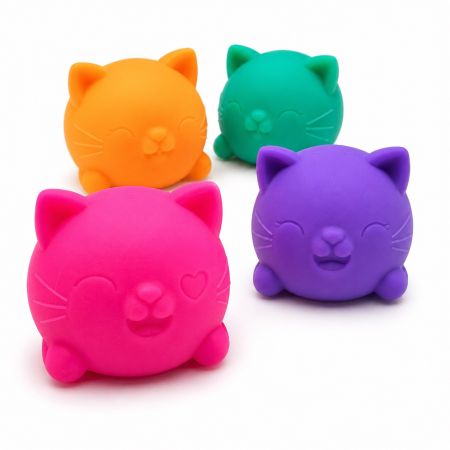 Schylling NeeDoh Cool Cats Teenie Set of 4 Pcs 3+ Years