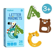 Mideer Magnetic Illustrated Animals Uppercase Alphabets 26 Pcs 3+ Years