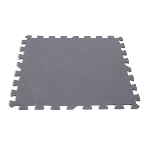 Intex Interlocking Padded Floor Protector Grey 50 x 50 x 0.5 cm 8 Pcs