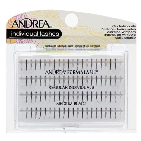 Andrea Individual Lash Regular Medium Black False Eyelashes