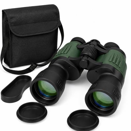 Wide-Angle Binoculars with Carrying Case