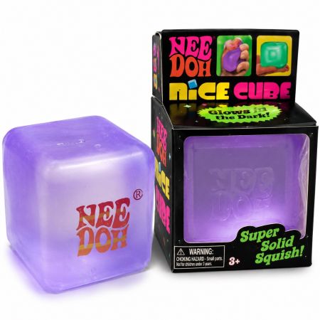 Glow in the Dark Squish Cube Assorted 1 Pc 3+ Years