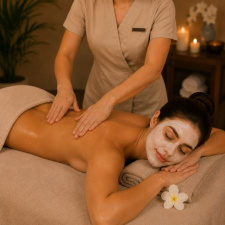 Lunch Break Relax Package: 30 min Swedish Massage With Mini Facial