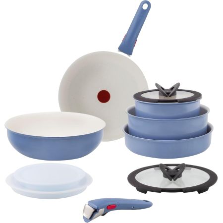 Tefal Ingenio G6 Serenity Blue Salt Set Of 11 Pcs