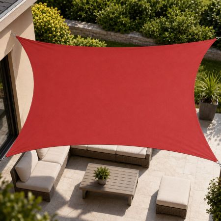 Square Sail Shade Brick Red 290 × 290 cm