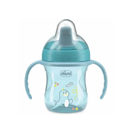 Chicco Non-Spill Training Cup Teal 200 ml 6+ Months