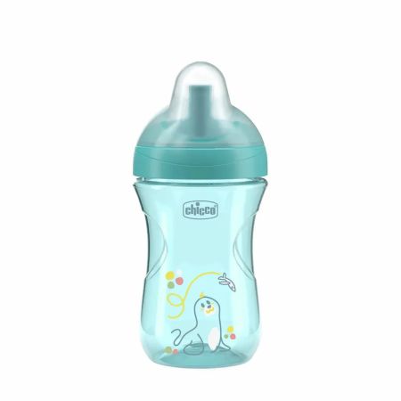 Chicco Non-Spill Advanced Cup With Straw Teal 266 ml 1+ Years