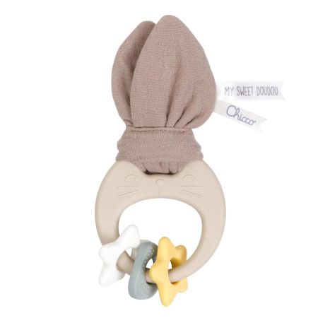 Chicco Rabbit Doudou Teething Toy 0+ Years