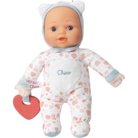 Chicco My First Doll Fantasy Toy with Soft Heart For Teething H.30 cm 0+ Months