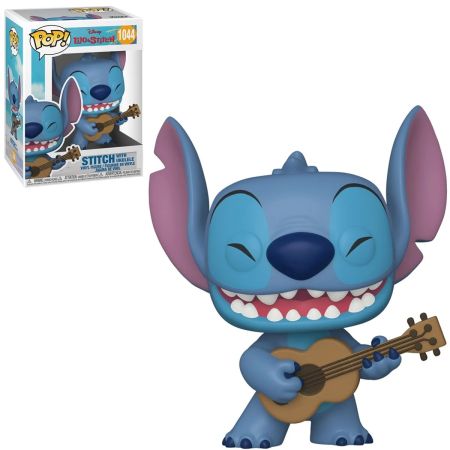 Funko Pop Disney Lilo & Stitch - Stitch With Ukulele Vinyl Figure 9.5 cm - 3+ Years