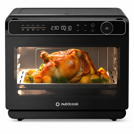 Nutricook Steami X, 10IN1 Air Fryer Convection Oven With Real Steam [Stainless Steel] 24 L 2200 W NCK-NCST330K