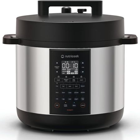 Nutricook 12 in 1 Smart Pot 3 Electric Pressure Cooker Stainless Steel 8 L 1500 W