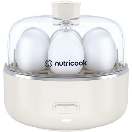 Nutricook Eggi Electric Egg Cooker 7 Eggs Sand White 360 W