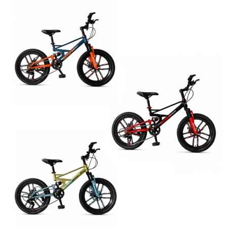 Kids High Performance Mountain Bike 24 Inches 7+ Years - Light Blue