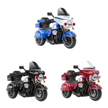 Ride on Electric Motorcycle for Kids 6V 7AH 1+ Years - Burgundy