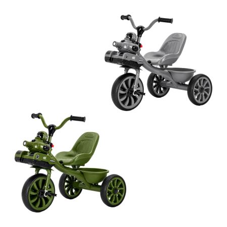 Military Themed Toddler Tricycle 1+ Years - Dark Green