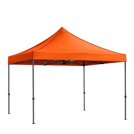 Orange 700D Polyester Pop-Up Canopy Tent 300 x 450 CM 12+ Years
