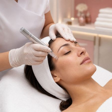 Microneedling Treatment with Dr Pen Device