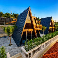 1 Night Stay in A-Frame Bungalow For Up To 4 Persons With Pool Access (Sunday till Thursday)