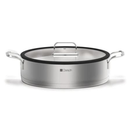 Dorsch Stainless Steel Pro Low Casserole 32 cm 6.3 L