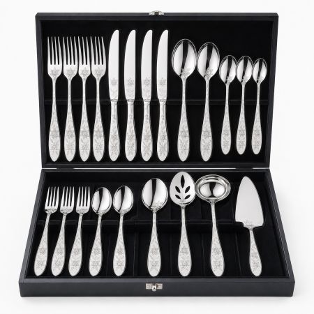 Dorsch Rose Cutlery Set - 72 Pieces