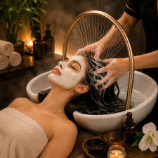 30 Min Japanese Head Spa + Mini Facial 