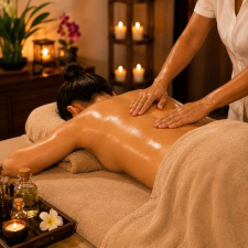 50 min Back & Foot Relaxation Massage For Ladies