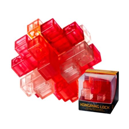 Mideer Neon Space Kongming Lock: Jing Lock 12 Pieces 3+ Years - 7 x 7 x 7 cm