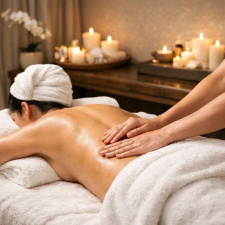60 min. Classic VIP Thai & Swedish Massage in a VIP Room With Private Shower & Hot Pillow Treatment