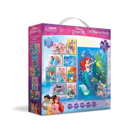 10 In 1 Jigsaw Princess Puzzle 27 x 29 cm 3+ Years