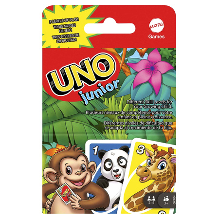 Mattel UNO Junior Animal Matching Card Game - 45 Cards - 3+ Years