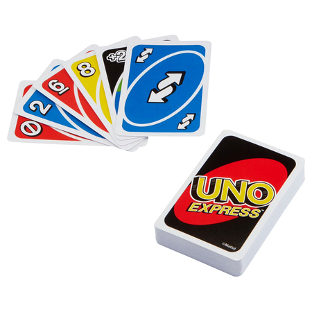 Mattel UNO Express Quick-Play Card Game - 56 Cards - 7+ Years