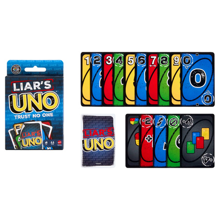 Mattel Liar's UNO Bluffing Card Game - 112 Cards - 7+ Years