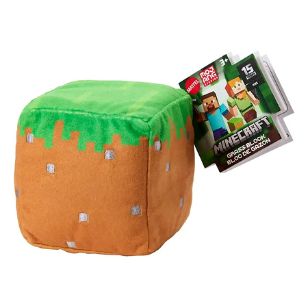 Minecraft Basic Block Plush Assortment 3-Inch Soft Collectible - 3+ Years