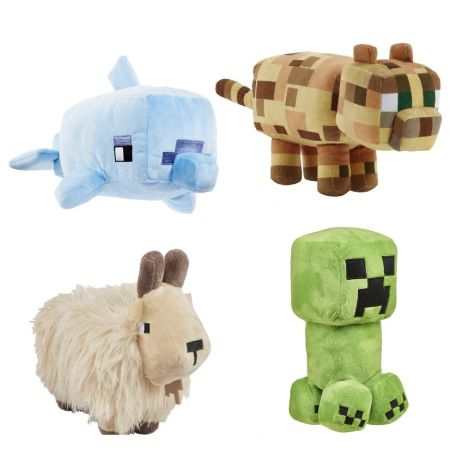 Minecraft Basic Plush Assortment 8-Inch Soft Character Toy - 3+ Years