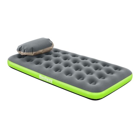 Bestway Roll & Relax Air Mattress Twin 74" x 39" x 8.75"/1.88m x 99cm x 22cm