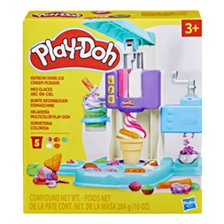 Play-Doh Kitchen Creations Rainbow Swirl Ice Cream Playset