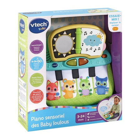 VTech Baby Piano Sensoriel des Baby Loulous - 3-24 Months